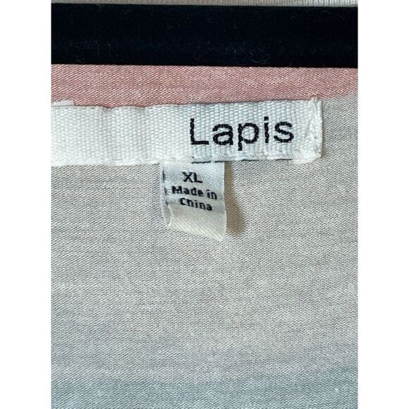 Lapis XL Lightweight Striped Top - Picture 3 of 13